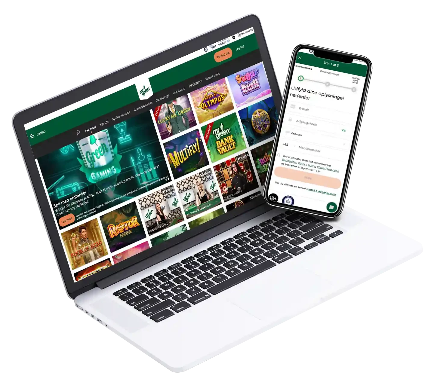 mr green casino app